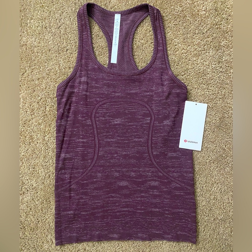Lululemon Athletica Burgundy Tank Top